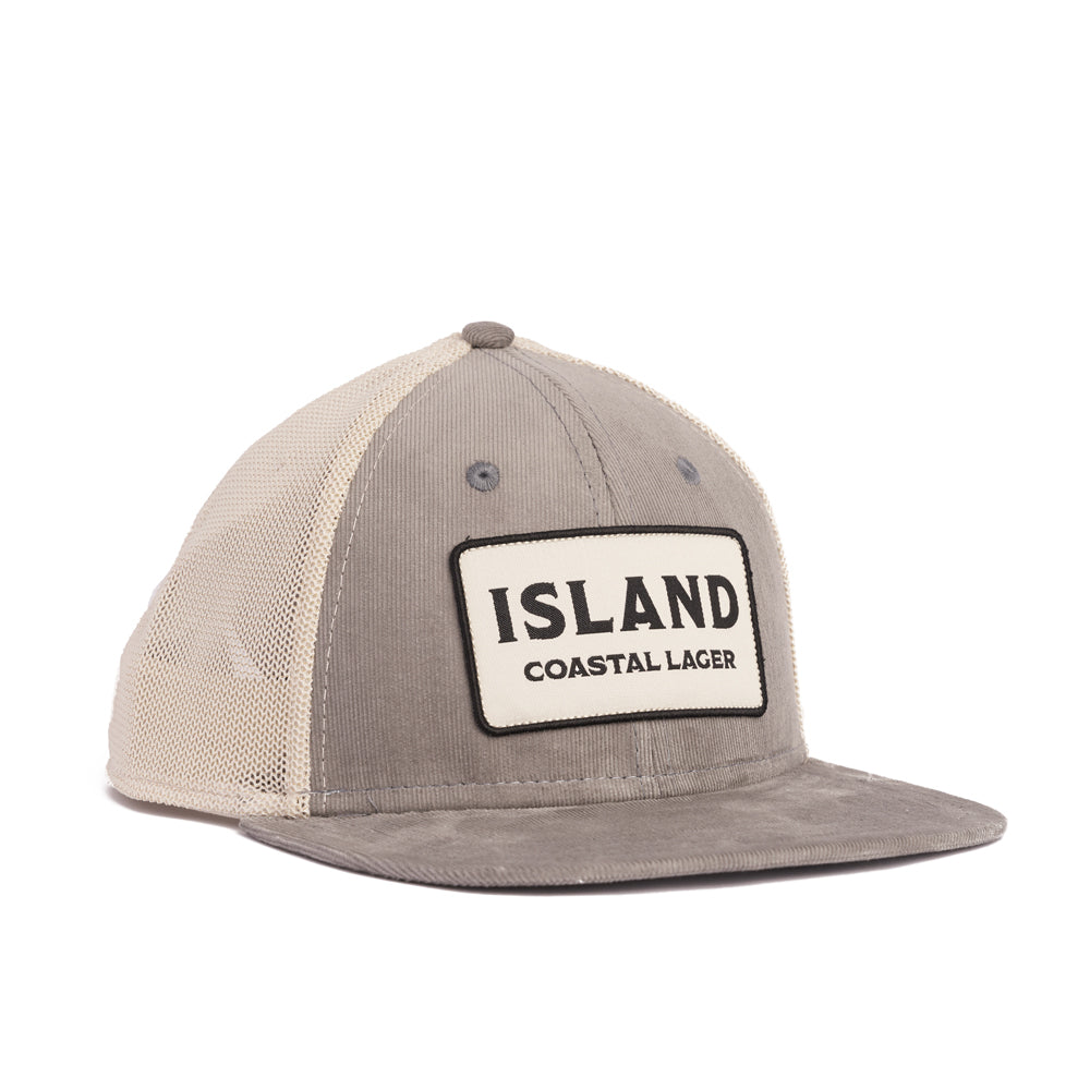 Island Coastal Lager Low Crown 6 panel Cord Hat